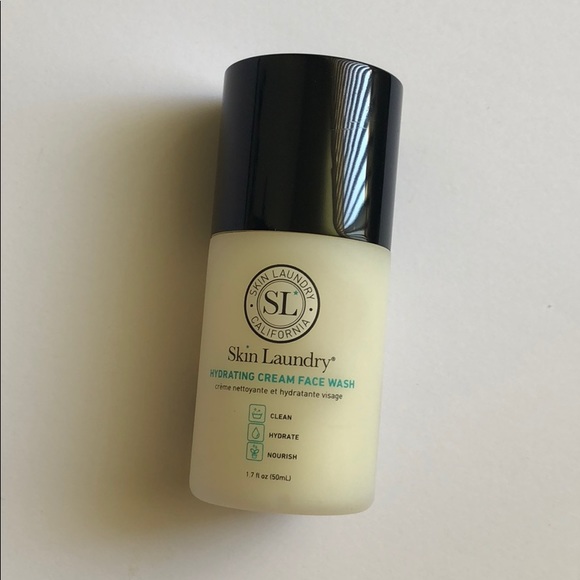 skin laundry hydrating cream face wash